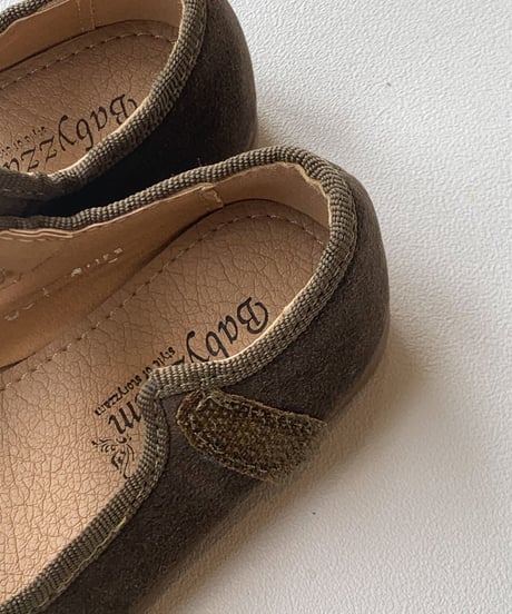 即納fake suede flat shoes