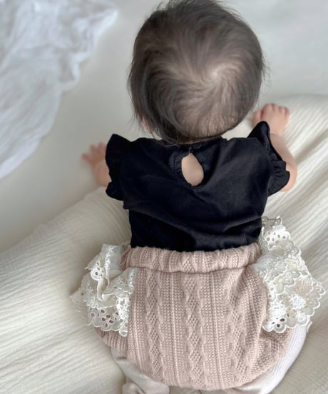 即納bebe nine Angel Summer Frill T