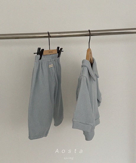 即納aosta Waffle pants