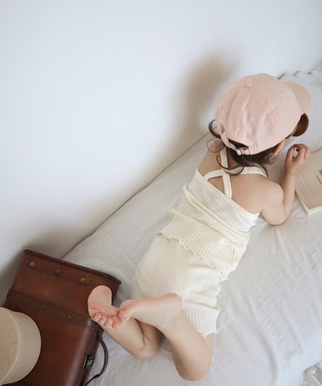 即納back cross camisole set up