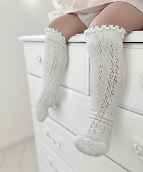 即納openwork  high socks  set