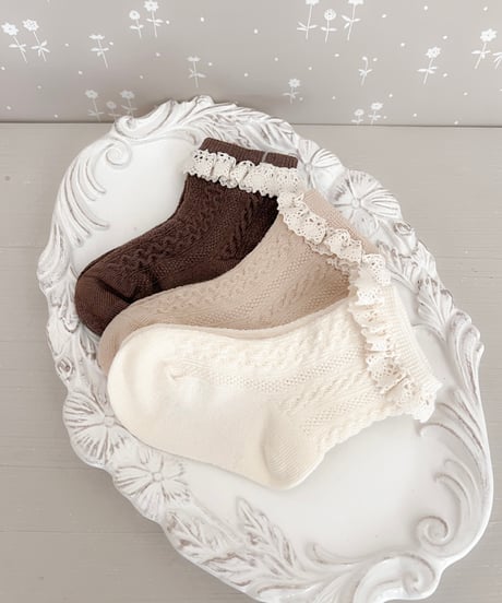 即納 frill socks