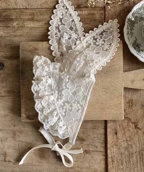 即納 rabbit lace hair band