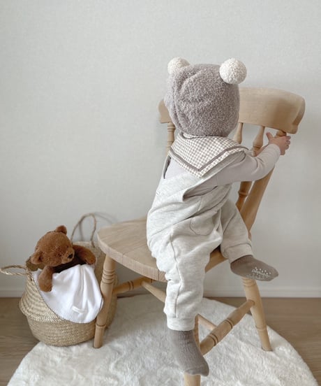 即納brashed  bear  bonnet