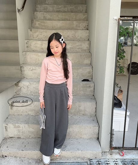 即納Boat neck tops