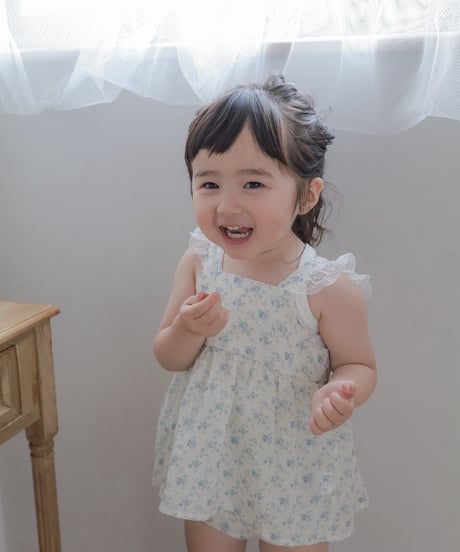 予約 Anne shirley Floral Ribbon Blouse Setup