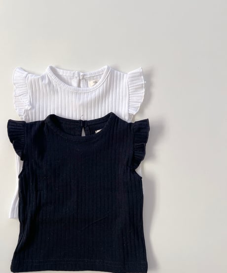 即納bebe nine And Summer frill tee