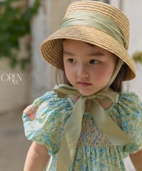 予約 OREN Chouette Ribbon Straw Hat