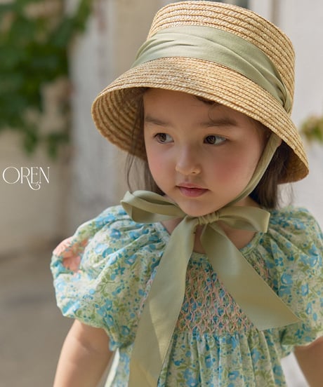 予約 OREN Chouette Ribbon Straw Hat
