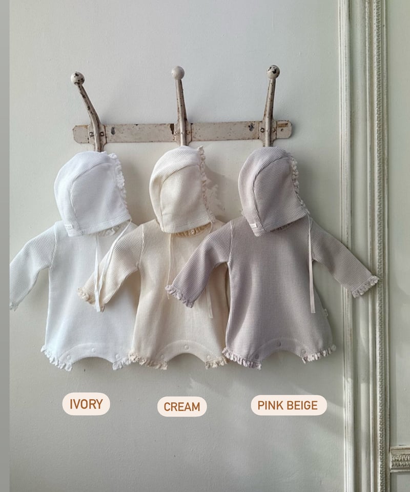 即納monbebe newborn waffle rompers set | alli. 【新品】monbebe
