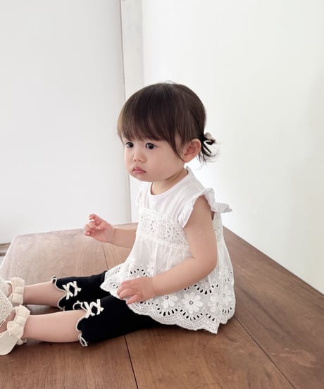 即納bebe nine Angel Summer Frill T