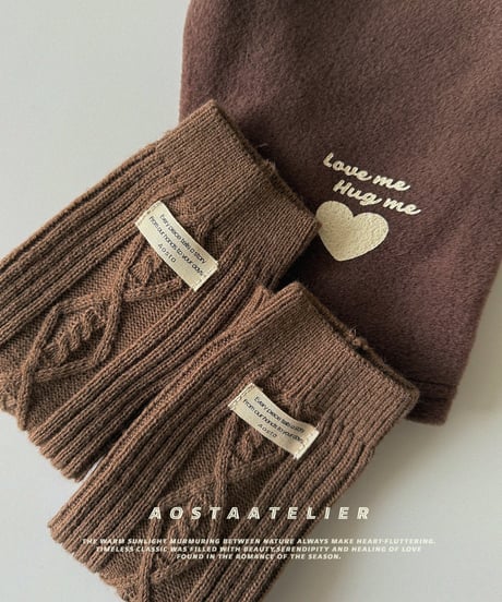 即納 aosta knit warmer