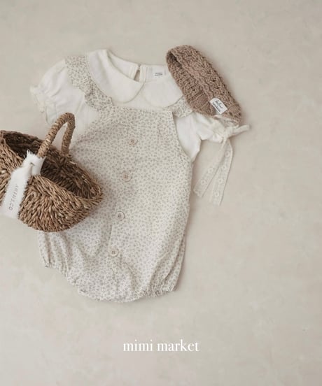 即納mimi market Pleated Collar Tee