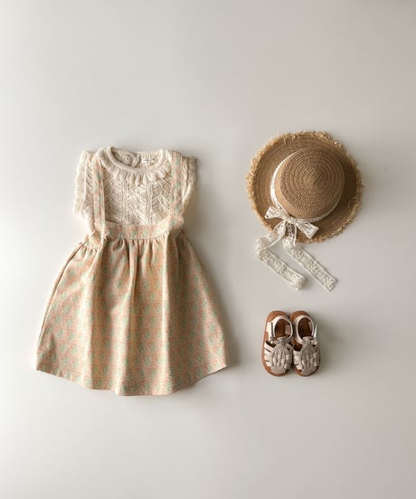 即納flower lace ribbon paper hat