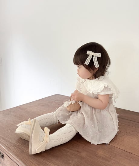 即納 mini frill collar blouse
