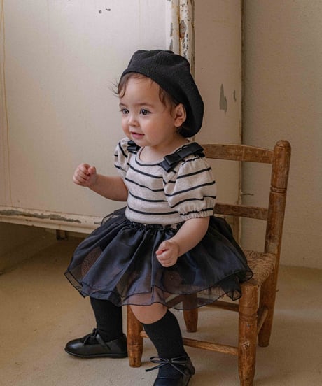 即納 OREN Claire Stripe Tulle Suit