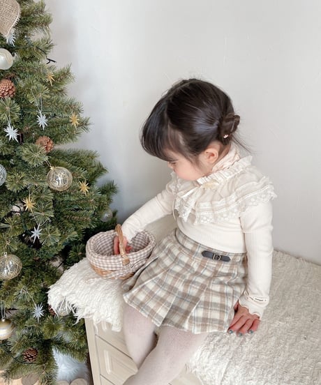 即納 stand frill lace collar