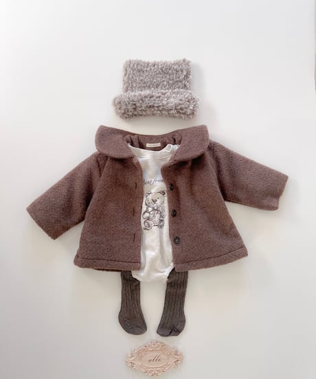 即納mimi wool coat