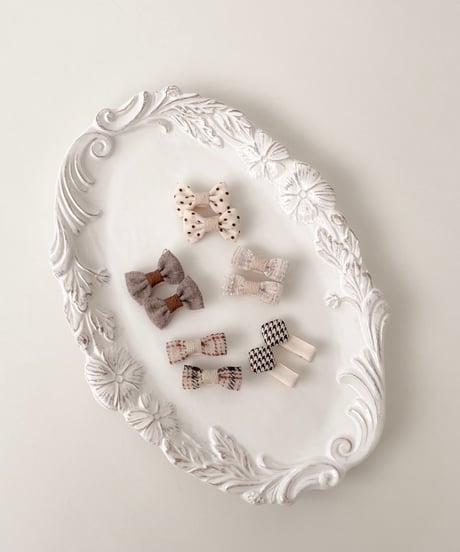 即納retro ribbon clip set