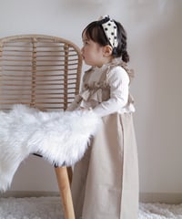 即納ROA Lace ruffle suspender pants