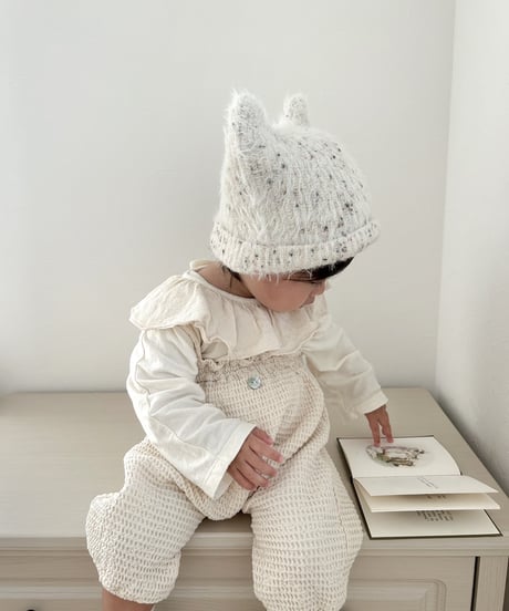 即納 Mohair knit cap
