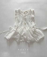 即納aosta Lace vest