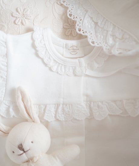 即納monbebe 26SS lace brand suit