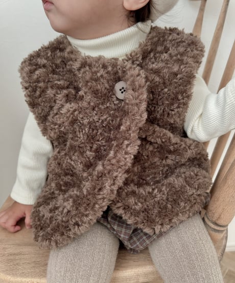 即納 nunubiel Fur vest