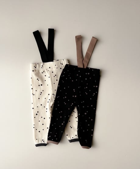 即納dot suspender  leggings