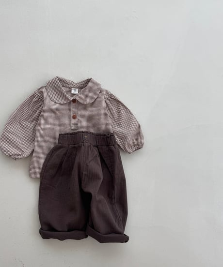即納tuck pants