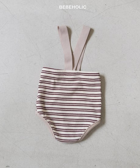 即納　bebeholic  Crown suspenders bloomer