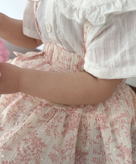 即納 mini frill collar blouse