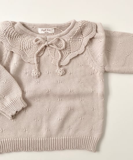即納ribbon knit