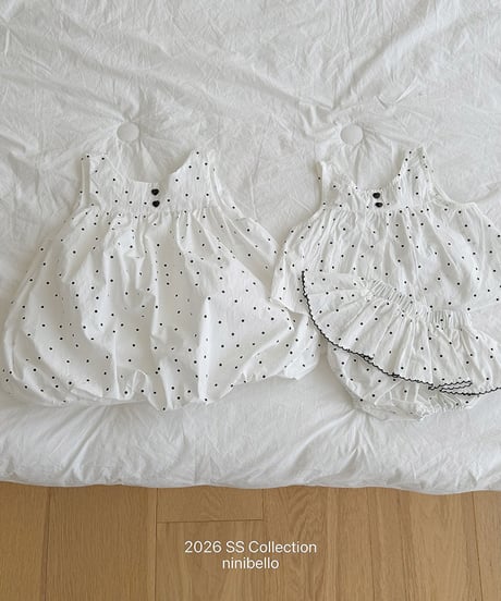 予約ninibello Bubble pop nashi blouse