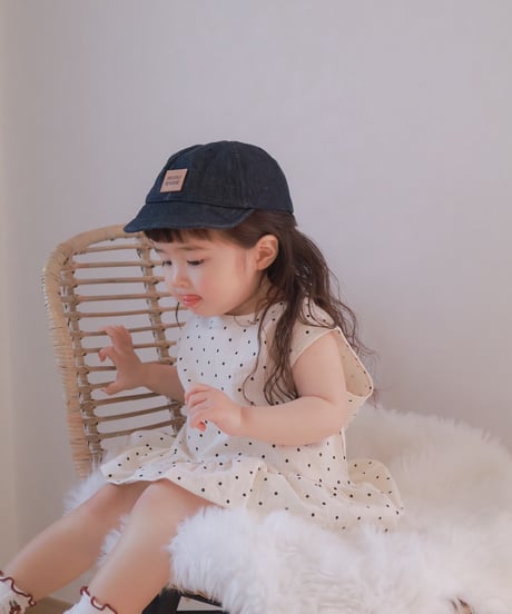 即納 bebe nine Dot bloomer set