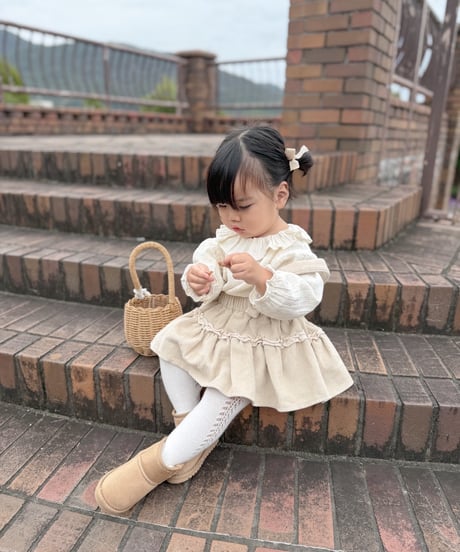 即納 mimi market Nougat Blanc blouse