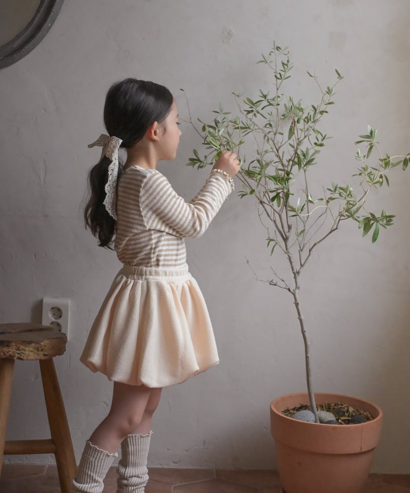 一部即納 The beige Balloon skirt | alli.