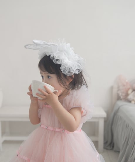 即納Ribbon Bijou Tulle Dress