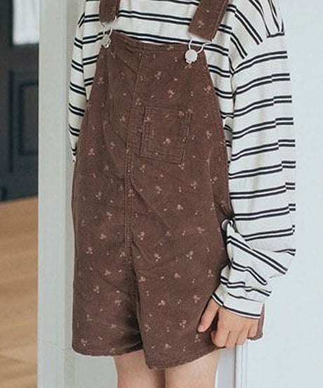 即納jeje Golden berry short overall
