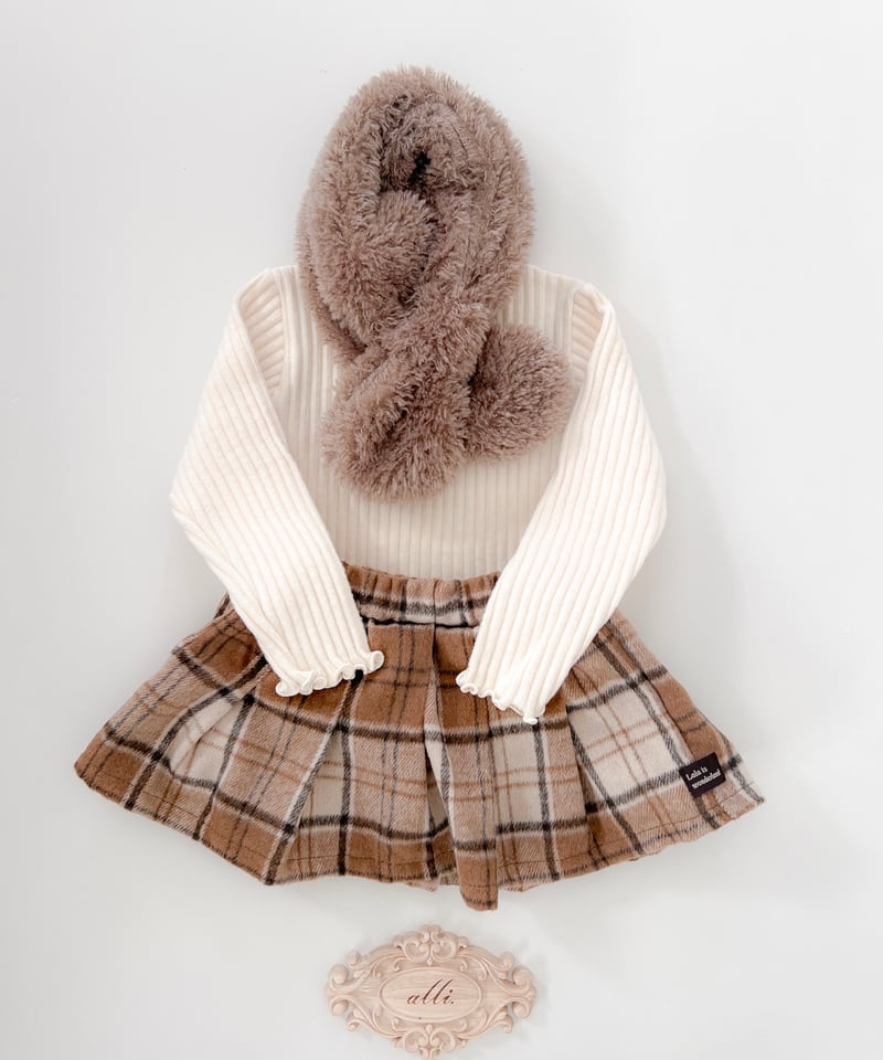 即納 Baguette check skirt | alli.