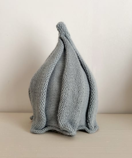 即納baby pointed knit hat
