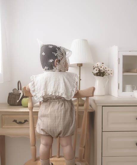 即納mimi market Moel collar blouse