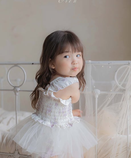 予約 OREN Flora Tulle Swimsuit