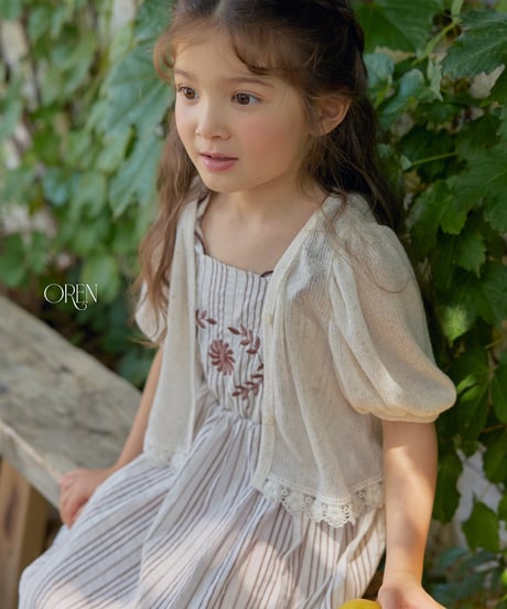 予約 OREN ChaCha Linen Cardigan