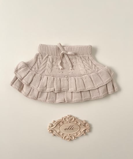 即納knit skirt