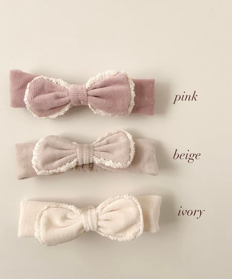 即納velours golge hair band
