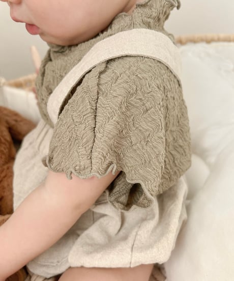 即納nunubiel linen Suspender bloomer