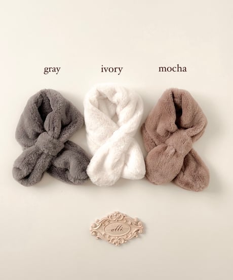 即納cross fur muffler