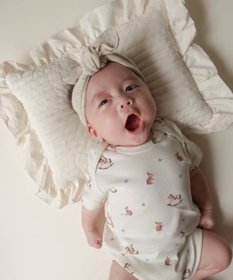 即納 Bunny & Rocking Horse Bodysuit