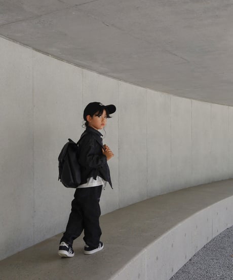 即納faux leather ruck sack
